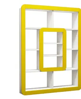 Knihovna Orkide Yellow and White