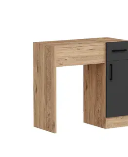 Kosmetický stůl Inci Anthracite