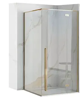 REA Sprchový kout Fargo Fargo 90x120 zlatý REA-K6614
