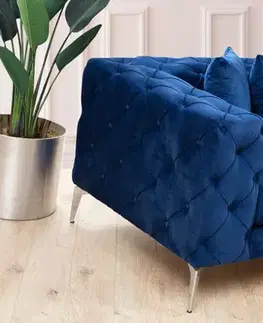 Rohová sedací souprava Como Right - Navy Blue