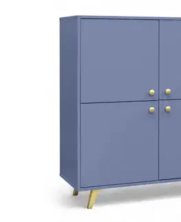 ArtStol Komoda SIENA 4D | modrá