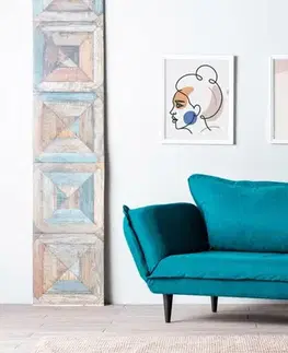 Dvoumístná rozkládací pohovka Vino Daybed - Petrol Green GR124\01