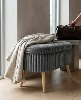Lavice s úložným prostorem MINI OSLO LINEN