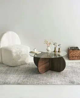 Konferenční stolek Bubble - Walnut
