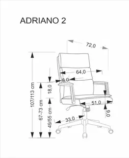 Kancelářské křeslo ADRIANO Halmar
