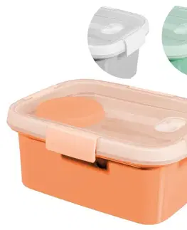 CURVER Dóza na potraviny s příborem SMART TO GO ECO 1,2L | mix barev