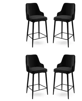 Bar Stool Set (4 Pieces) Enox - Black
