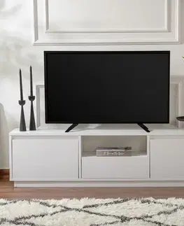 Televizní stolek Vanguard Natural White