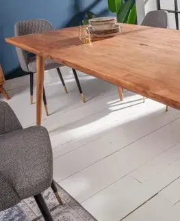 Estila Stylový masivní jídelní stůl Mozaika 160cm akácie