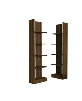 Knihovna Ikiz Walnut