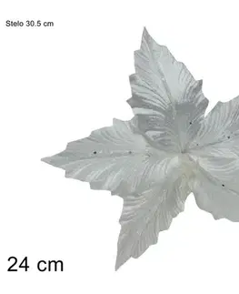 PROHOME - Květ vánoční 24cm zápich