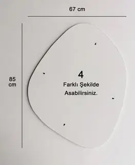 Zrcadlo Soho Ayna 85x67 cm