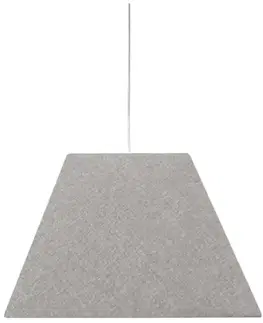 Standardní šedá závěsná stropní lampa E27