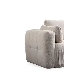 Rohová sedací souprava Amaris 2 Seater With Pouffe - Beige
