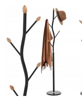 Aldotrade Věšák stojící BUNGUND 170 cm, černá