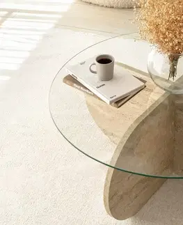 Konferenční stolek Bubble Travertine