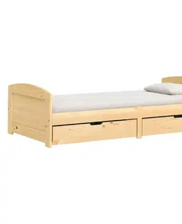 Jednolůžko se zásuvkami 8818 MARIA lak
