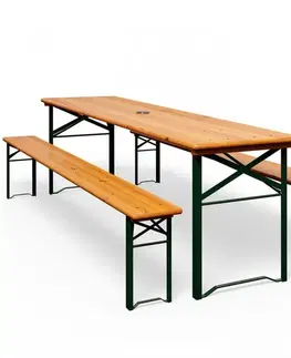 Zahradní pivní set skládací 170 cm D0048 Dekorhome