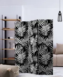 Paraván Black and White Jungle Dekorhome