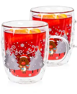 4Home Termo sklenice Mug Reindeer Hot&Cool 270 ml, 2 ks