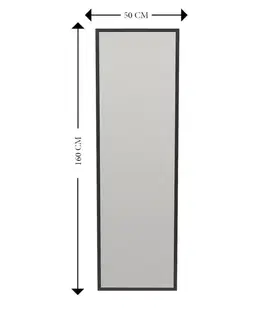 Zrcadlo Tessa Black 50 x 160 cm