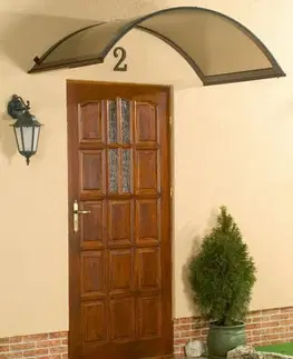 Oblouková stříška nad dveře 200/75 Dekorhome