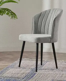 Sada židlí (2 kusy) Rubi - Grey, Black v2