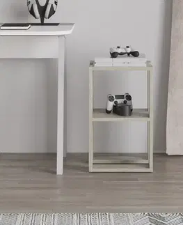 Noční stolek Lonie - Travertine