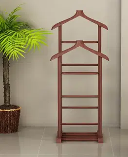 Valet Stand Beta Double - Walnut