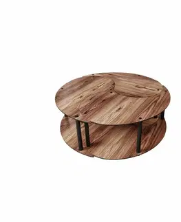 Sada konferenčních stolků Yin Yang Walnut, 3 ks