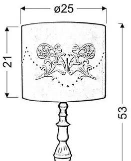 Bílá kancelářská stolní lampa Lans