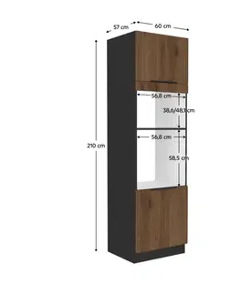 Skříň na vestavěnou troubu MENZO 60 DPM-210 2F Tempo Kondela