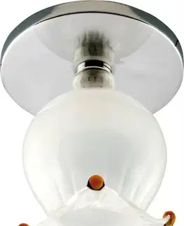 Stropní svítidlo Candellux Sk-38 s pevnou vrstvou ze skla, květina, zvonek