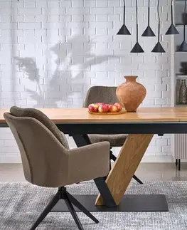 Otočné jídelní křeslo K591 Halmar