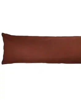 4Home povlak na Relaxační polštář Náhradní manžel tmavě hnědá, 50 x 150 cm