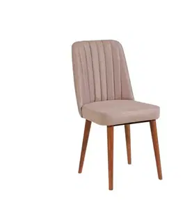 Jídelní set s rozkládacím stolem a židlemi (5 kusů) Vina 0900 - 4 - Walnut, Stone