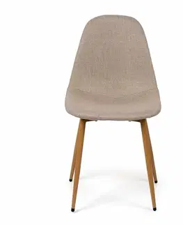 Jídelní židle LARS latté, 4 ks