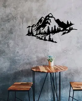 Dekorativní kovový doplněk na zeď Mountain 2