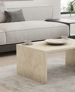 Konferenční stolek Memo - Travertine