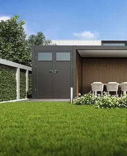 WPC stěna k přístřešku PRESTIGE Rojaplast