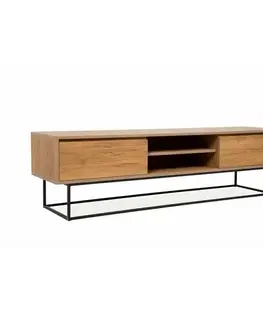 Televizní stolek Laxus Walnut and Black II, L