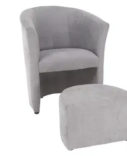 Křeslo s taburetem ROSE Tempo Kondela