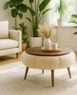 Konferenční stolek PAPATYA 60 WALNUT