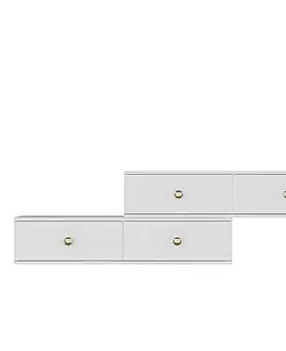 TV stolek Zuzu Double - White