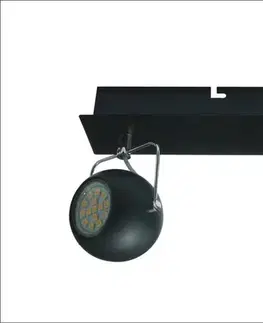 NÁSTĚNNÁ SVÍTIDLA TONY LED PÁSEK GU10 ČERNÁ MATNÁ