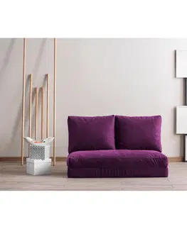 Dvoumístná rozkládací pohovka Taida - Purple