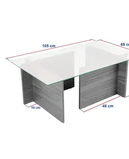 Konferenční stolek Vetrino Travertine