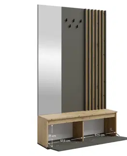 Předsíňová stěna DERIS Tempo Kondela