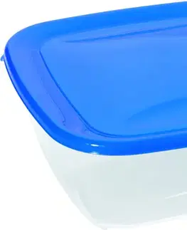 CURVER - Dóza 1,7l FRESH & GO transparentní s modrým víčkem