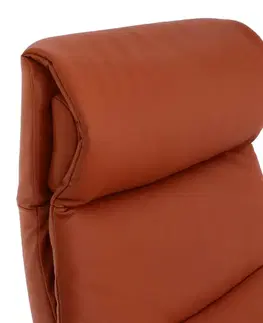 Otočné křeslo s podnožkou HWC-K98